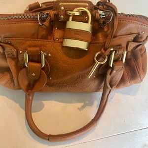 Authentic Chloe Paddington 02-05-53 leather bag